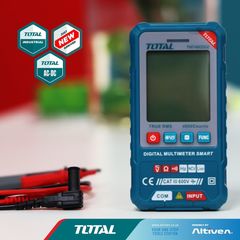 Đồng hồ đo điện kỹ thuật số TOTAL TMT460002 - Màn hình LED, Đo AC/DC, Độ chính xác cao, Thiết bị tiện ích cho điện và điện tử