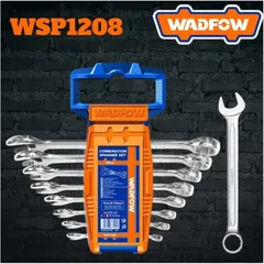 Bộ 8 Cờ Lê Vòng Miệng 6-19mm Wadfow WSP1208 - Thép Chịu Lực, Chống Gỉ Sét, Bền Bỉ, Đa Kích Thước Dụng Cụ Sửa Chữa Ô Tô, Xe Máy