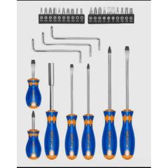 Bộ 30 mũi vít và tua vít WADFOW WSS1430 - Dụng cụ sửa chữa CR-V với chuôi từ tính và nhiều kích cỡ tiện lợi