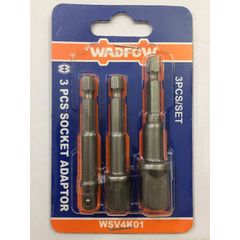 Bộ 3 đầu chuyển đổi máy siết vít sang siết bu lông WADFOW WSV4K01 - Kích thước 1/4