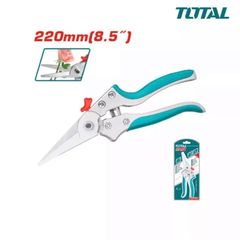 Kéo Tỉa Cành Nhôm 8.5 Inch TOTAL THTP61851 - Dụng Cụ Cắt Cành Hàng Đầu Với Lưỡi Thép Carbon Mạ Crôm
