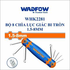 Bộ 8 Chìa Lục Giác Bi Tròn WADFOW WHK2281 - Công Cụ Tiện Ích Chất Liệu Cr-V 1.5-8mm, Đóng Gói Thẻ Trượt