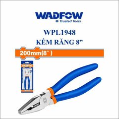 Kìm Răng Cáng Nhung 8 Inch WADFOW WPL1948 - Dụng Cụ Chống Gỉ, Cầm Nắm Thuận Tiện cho Sửa Chữa và Hàn Điện