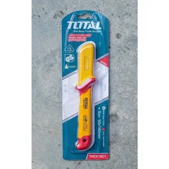 Dụng cụ tước dây điện cách điện 1000V TOTAL THICK1801 - Lưỡi thép không gỉ, tiêu chuẩn EN60900, thiết kế tiện ích cho điện tử.