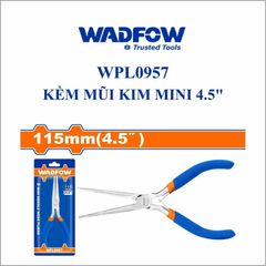 Kìm mũi kim WADFOW 4.5 inch - Thiết bị tiện ích chống gỉ, tay cầm nhựa, chất lượng cao cho người dùng chuyên nghiệp