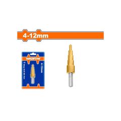 Mũi Khoan Tháp WADFOW WJD1401 4-12mm - Đường Kính 6mm, Dùng Khoan Thép Tấm, Đóng Gói Vỉ Đôi, Dụng Cụ Tiện Ích Chất Lượng