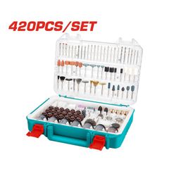 (at8) Bộ 420 linh kiện cho máy mài khuôn mini TOTAL TAKMG4208