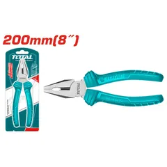 Kìm Răng TOTAL THT110812 8 Inch - Dụng Cụ Tiện Ích Chất Lượng Cao, Đầu Đánh Bóng, Chống Rỉ, Tay Cầm Thoải Mái