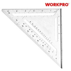 Thước ê ke 7 inch 180mm góc vuông thân nhôm (hàng tốt) WORKPRO WP264007