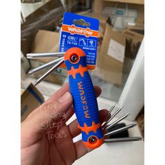 Bộ 8 Chìa Lục Giác Đầu Bông WADFOW WHK3281 - Dụng Cụ Kim Loại T9-T40 Chất Liệu Cr-V, Mạ Chrome Bền Bỉ