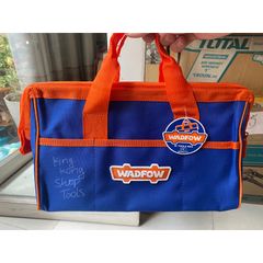 Túi đựng đồ nghề WADFOW 13 inch - Chất liệu polyester 600D, khung cứng, 3 túi bên ngoài, tối đa 8kg, tiện lợi cho thợ sửa chữa