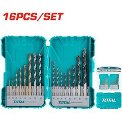 (AT8) Bộ 16 mũi khoan kim loại, bê tông và gỗ Total TACSDL11601