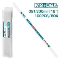Lưỡi Cưa Sắt Total 32 Răng 300mm THT572328 - Bộ 3 Lưỡi Cưa Chất Liệu M2 D6A Chính Hãng, Dụng Cụ Uốn Thép