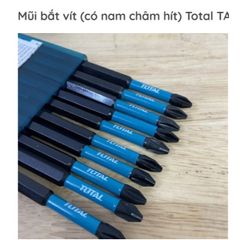 Mũi Bắt Vít PH2x150mm Thép S2 Nam Châm - Đầu Vít Chất Lượng Cao Total TACIM16PH263 Dụng Cụ Tiện Ích Cho Thợ Điện Tử