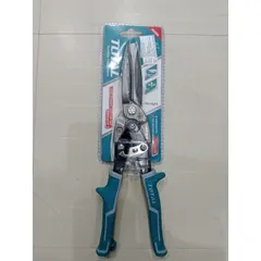 Kéo Cắt Tôn Đầu Thẳng Dài TOTAL THT525106 - Dụng Cụ Cắt Nhựa, Cao Su, Lưới Dây Đồng 300mm