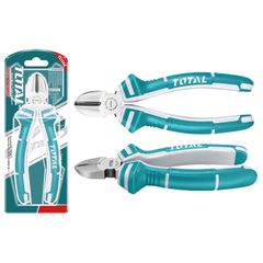 Kìm cắt TOTAL 7 inch THT130706P - Dụng cụ cắt inox rắn chắc, chống gỉ, tiện ích cho gia đình và công việc sửa chữa