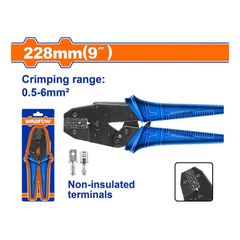 Kìm Bấm Cos TOTAL WCP1609 9 Inch - Dụng Cụ Ép Cos Điện 0.5-6mm², Chất Liệu Thép Chống Trượt, Thiết Kế Công Thái Học