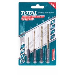 Bộ Mũi Khoan Kim Loại HSS Đuôi Lục Giác TOTAL TACSD4041 - Kích Thước 1.5-4.0MM, Thiết Bị Tiện Ích Chất Lượng Cao