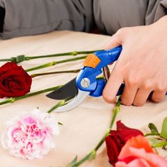 Kéo cắt tỉa cành 200mm Wadfow WPA1E08 - Dụng cụ làm vườn chất lượng cao với tay cầm thoải mái, lưỡi thép carbon bền bỉ.