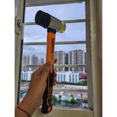 Búa Đầu Nhựa & Cao Su HRPH8140 - Dài 320mm, Cán Chống Trượt, Thiết Kế 2 Đầu Cho Lắp Ráp, Sửa Chữa, DIY - Hàng Chính Hãng