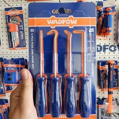 Bộ 4 Dụng Cụ Móc Ron WADFOW WSS2604 - Thép Cacbon Chất Lượng, Tay Cầm Chắc Chắn, Đầu Móc Đa Dạng Cho Công Trình Sửa Chữa
