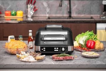 Bếp Nướng Điện Đa Năng Megapot - Hấp, Nướng, Chiên Không Dầu, Xuất Xứ Đức, Thích Hợp Cho BBQ và Nấu Món Hầm