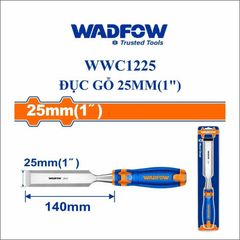 Đục Gỗ 25mm WADFOW WWC1225 - Dụng Cụ Thủ Công Chất Lượng Cao, Thép Cacbon Bền Bỉ, Phụ Kiện Nghề Mộc