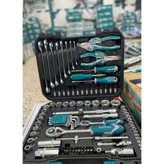 Bộ Đồ Nghề 100 Chi Tiết Total THKTHP21006 - Bộ Dụng Cụ Chuyên Nghiệp Hữu Ích và Đáng Tin Cậy cho Thợ Cơ Khí và DIY