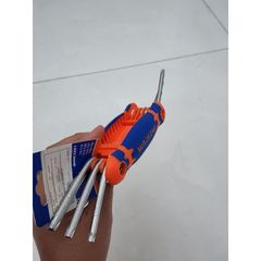 Bộ Lục Giác Xếp Đầu Sao 8 Chi Tiết T9-T40 Wadfow WHK3281 - Công Cụ Chất Lượng Cao, Cr-V Chịu Nhiệt, Thích Hợp Cho Sửa Chữa