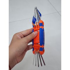 Bộ Lục Giác Xếp Đầu Sao 8 Chi Tiết T9-T40 Wadfow WHK3281 - Công Cụ Chất Lượng Cao, Cr-V Chịu Nhiệt, Thích Hợp Cho Sửa Chữa