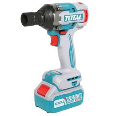 Máy siết bu lông không dây 20V Total TIWLI20501 - 500Nm mô-men xoắn, mô tơ không chổi than, đèn làm việc tích hợp, phụ kiện đa dạng