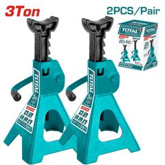 Bộ 2 Đội Kê 3 Tấn TOTAL THJS0301 - Dụng Cụ Nâng Hạ Ổn Định, Chiều Cao Tối Đa 410mm, Phục Vụ Sửa Chữa Xe Hơi