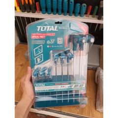 Bộ 8 chìa lục giác tay cầm chữ T TOTAL THHW80816 - Công Cụ Hỗ Trợ Tiện Ích Chất Liệu Cr-V Chịu Nhiệt