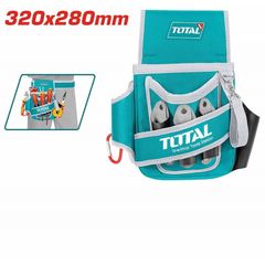 Túi đựng dụng cụ đồ nghề thắt lưng TOTAL THT16P5021 - Chất liệu 600D Polyester, nhiều ngăn tiện lợi cho thợ sửa chữa và DIY