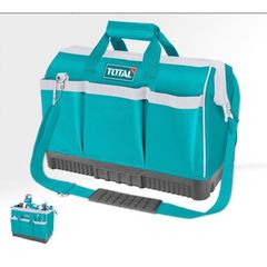 Túi đựng công cụ 16 inch đế cao su cứng TOTAL THT16162 (16 ngăn tải trọng 20kg)
