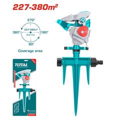 Đầu Phun Tưới Nước Xoay 360 Độ TOTAL THPS13601 - Thiết Bị Tưới Cây Tự Động Tiện Lợi Cho Gi Gardening