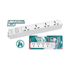 (at8) Ổ điện 13A Công Nghiệp TOTAL THES23042V - 3mét 4 ổ