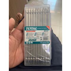 Hộp 10 cái mũi vít bake 2 đầu PH2 dài 150mm - Thép công nghiệp S2, Tua vít xoắn Total TAC16PH273IM