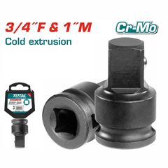 Đầu tuýt chuyển đổi 3/4 inch sang 1 inch thép đen TOTAL THIA3401 - Dụng cụ chất lượng cao cho công việc sửa chữa và bảo trì