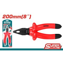 Kìm Răng Cách Điện TOTAL THTIP181 - 8 Inch, Kiểm Tra 10000V, Dụng Cụ Tiện Ích An Toàn cho Thợ Điện