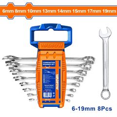 WSP1208 WADFOW Bộ 8 cờ lê vòng miệng 6-19mm