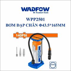 Dụng Cụ Bơm Lốp Xe Đạp Chân WADFOW WPP2501 - Phù Hợp Với Schrader, Presta, Dunlop, Khung Thép Bền Bỉ, Bàn Đạp Cao Su