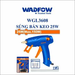 Máy trích keo nến 25W WADFOW WGL3608 - Dụng cụ tiện ích cho thủ công và sửa chữa, kèm 2 thanh keo 150mm, nhiệt độ ổn định.