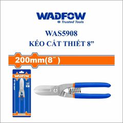 Kéo Cắt Tôn Thiết 8 Inch WADFOW WAS5908 - Dụng Cụ Cắt Thép Không Gỉ và Cacbon, Tay Cầm Nhựa Đôi, Tiện Ích Cho Thợ Hàn