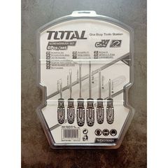 Bộ 6 Tua Vít Bake và Dẹp Chất Liệu Thép TOTAL THTDC250601 - Dụng Cụ Tiện Ích Cho Người Thợ Hàn Quốc