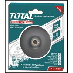 Đĩa cao su 180mm dùng đánh bóng TOTAL TAC7121801
