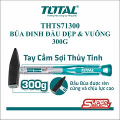 (at8) 300g Búa đóng Đinh đầu dẹp vuông siêu rẻ TOTAL THTS71300