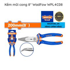 Kìm mũi nhọn mỏ cong 8 inch dòng tiêu chuẩn WADFOW WPL4C08