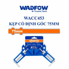 Kẹp Cố Định Góc 90 Độ 75mm WADFOW WACC453 - Hợp Kim Nhôm Tiện Ích Cho Công Trình Xây Dựng và Sửa Chữa