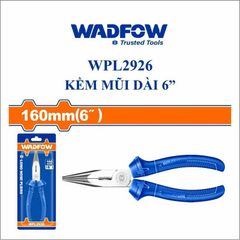 Kìm Mũi Nhọn 6 Inch WADFOW WPL2926 - Dụng Cụ Hỗ Trợ Chuyên Nghiệp, Chống Gỉ, Tay Cầm Nhựa Bền Bỉ
